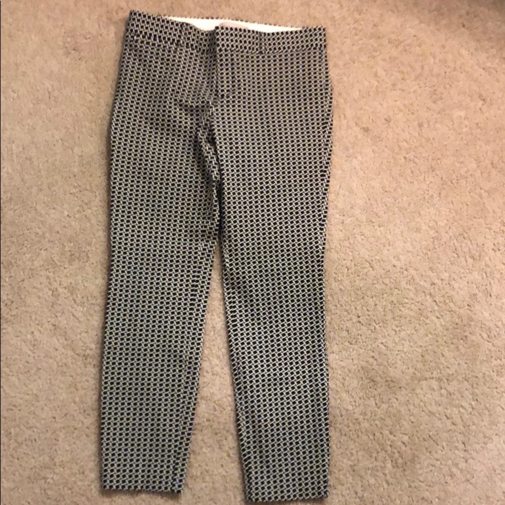 Banana Republic Sloan Ankle Pant Geometric Print